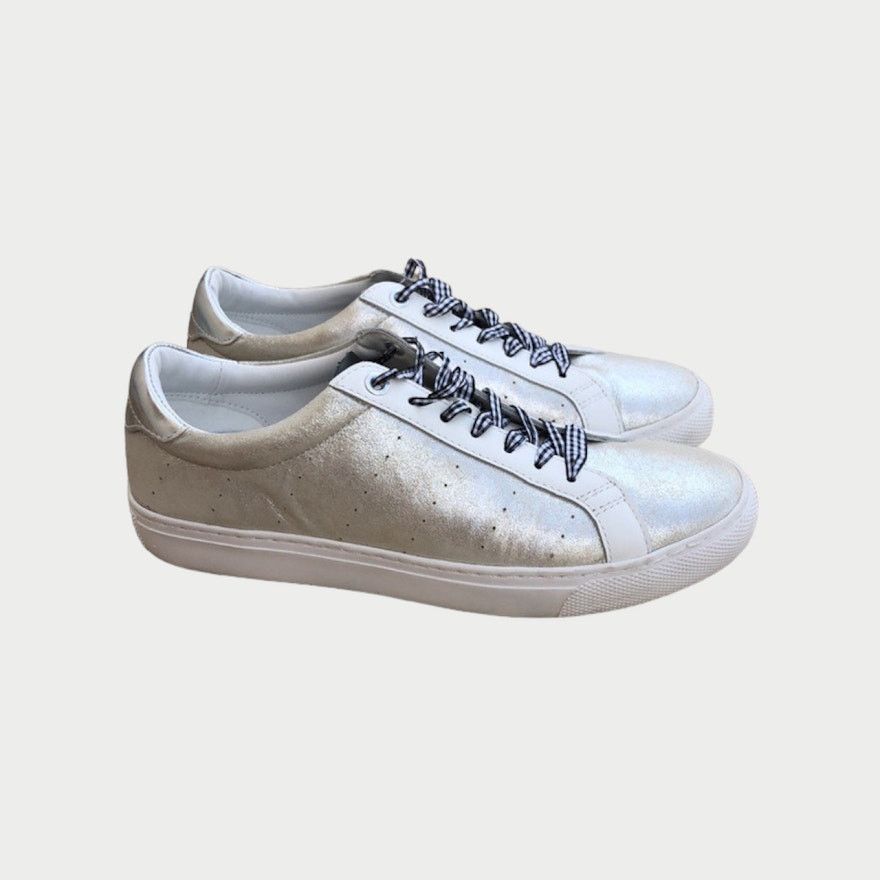 J.Crew J. Crew Saturday Sneaker Metallic | Size 10 | Unique Design Size US 10 / IT 40 - 12 Thumbnail