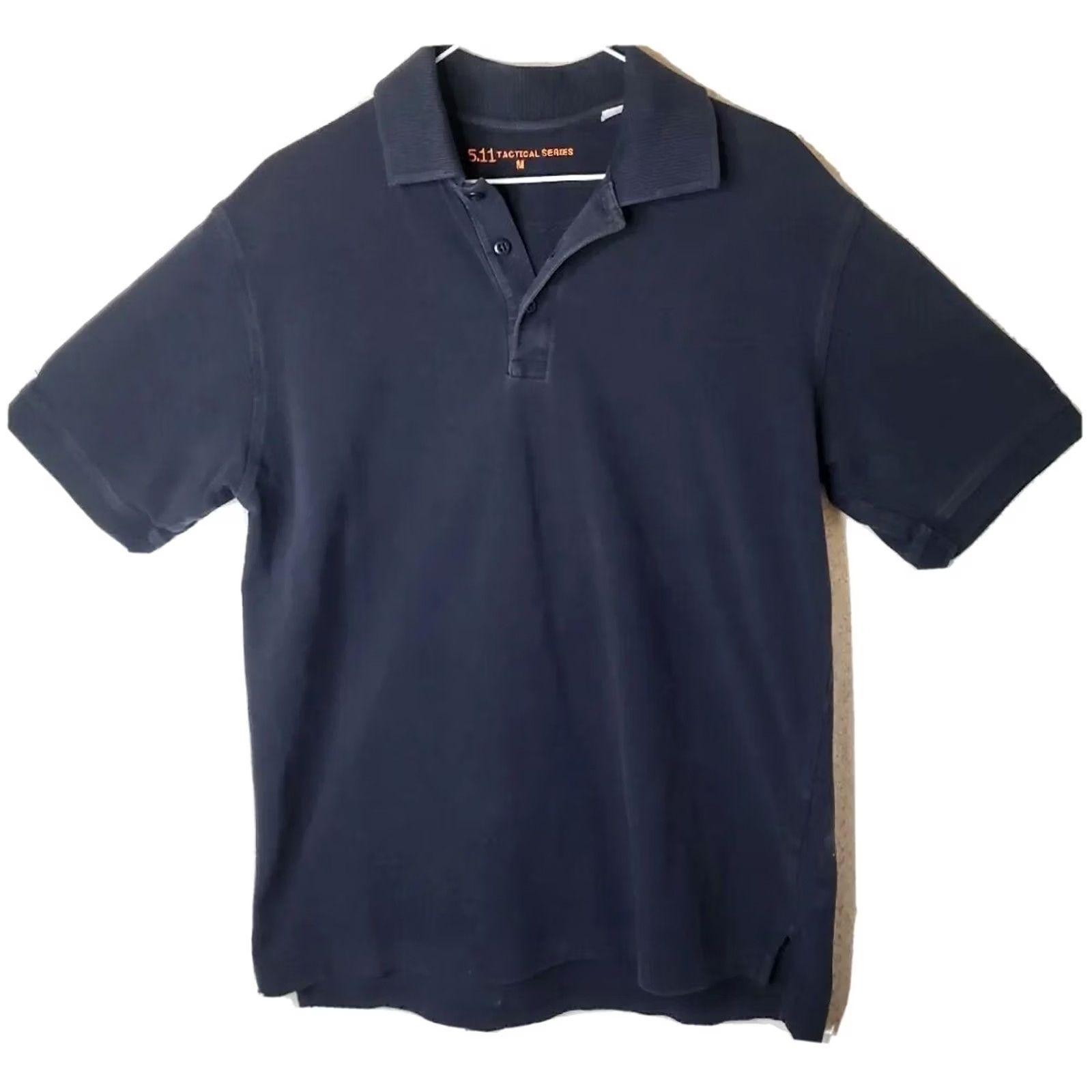 Vintage 5.11 Tactical Men's Black Short Sleeve Cotton Polo Shirt M Medium Polo Shirt Mens Black 100% Cotton Short Sleeve Classic Military Outdoor Casual Shirt Size US M / EU 48-50 / 2 - 2 Thumbnail