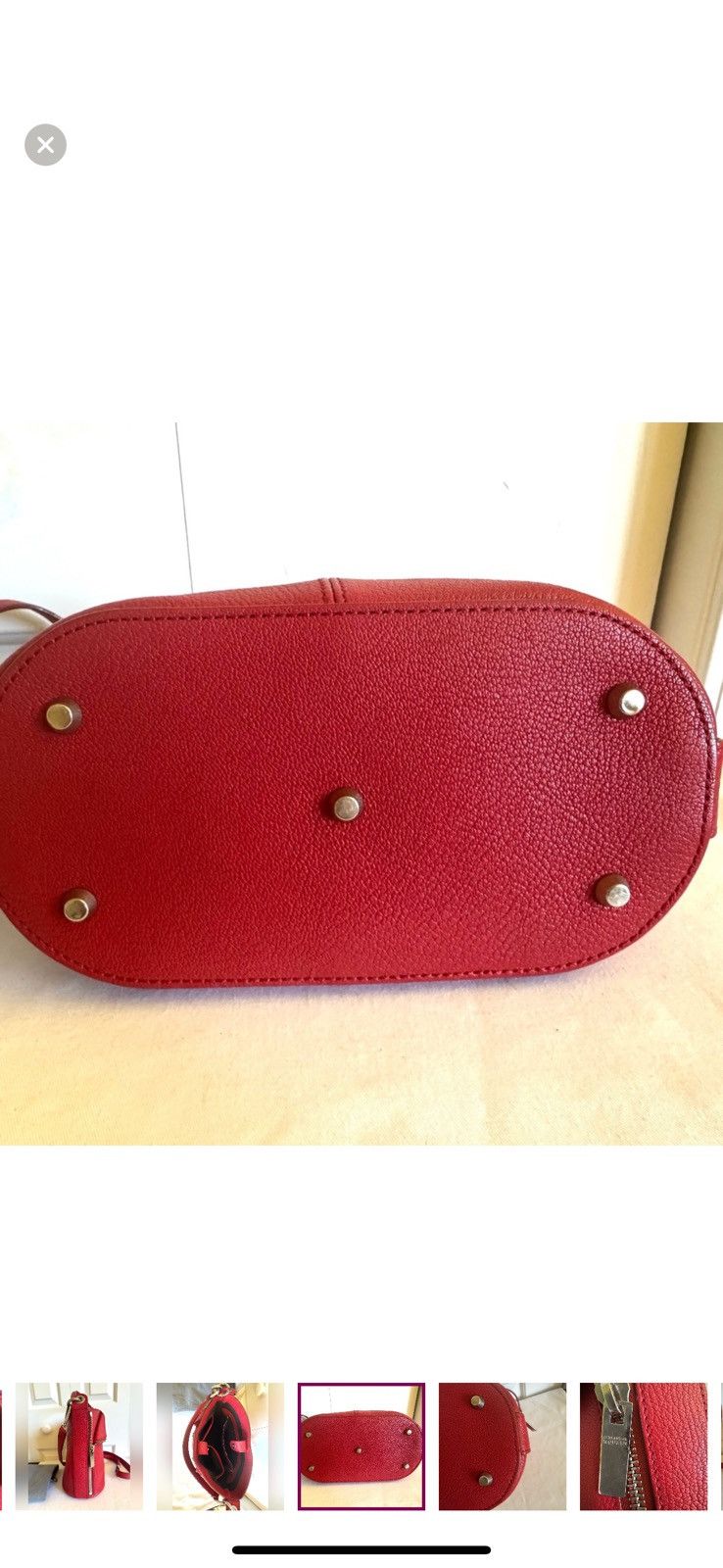 Alexander McQueen ALEXANDER McQUEEN Red Leather Crossbody Bucket Bag Size ONE SIZE - 8 Thumbnail