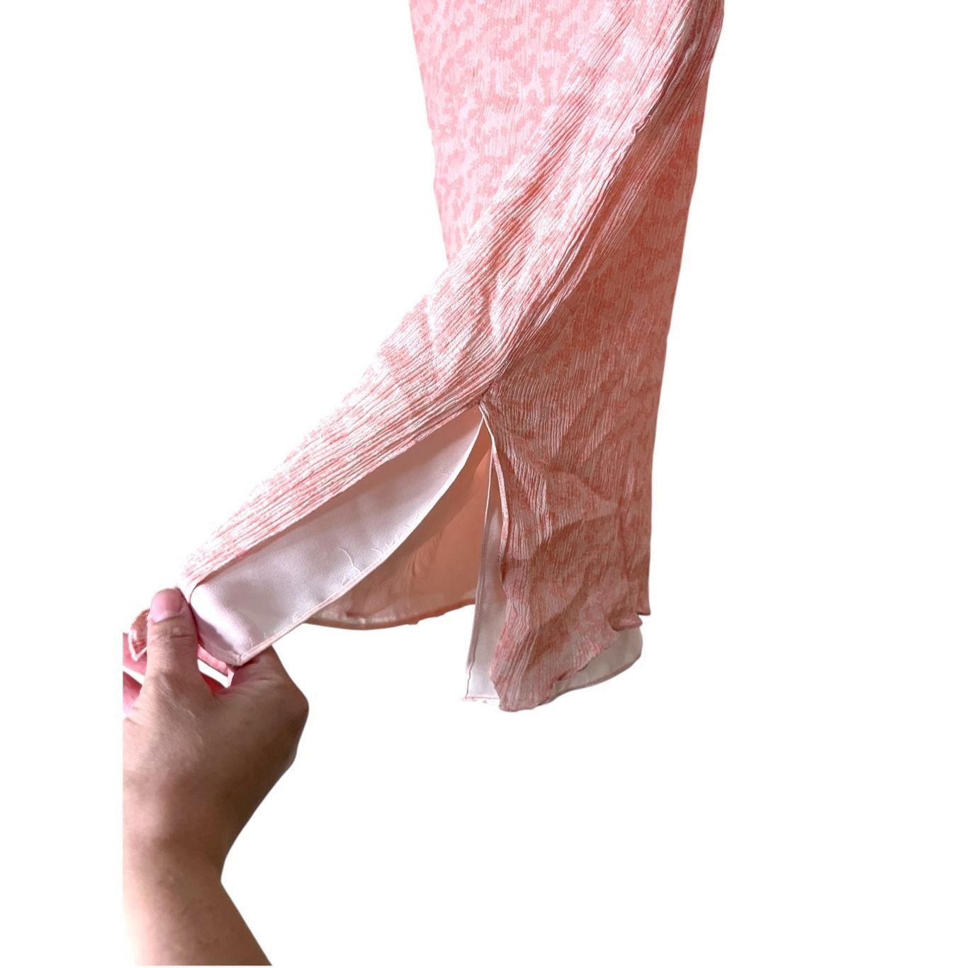 Merona Vintage Merona Y2K Pink 100% Silk Skirt Size Small Size 26" / US 2 / IT 38 - 4 Thumbnail