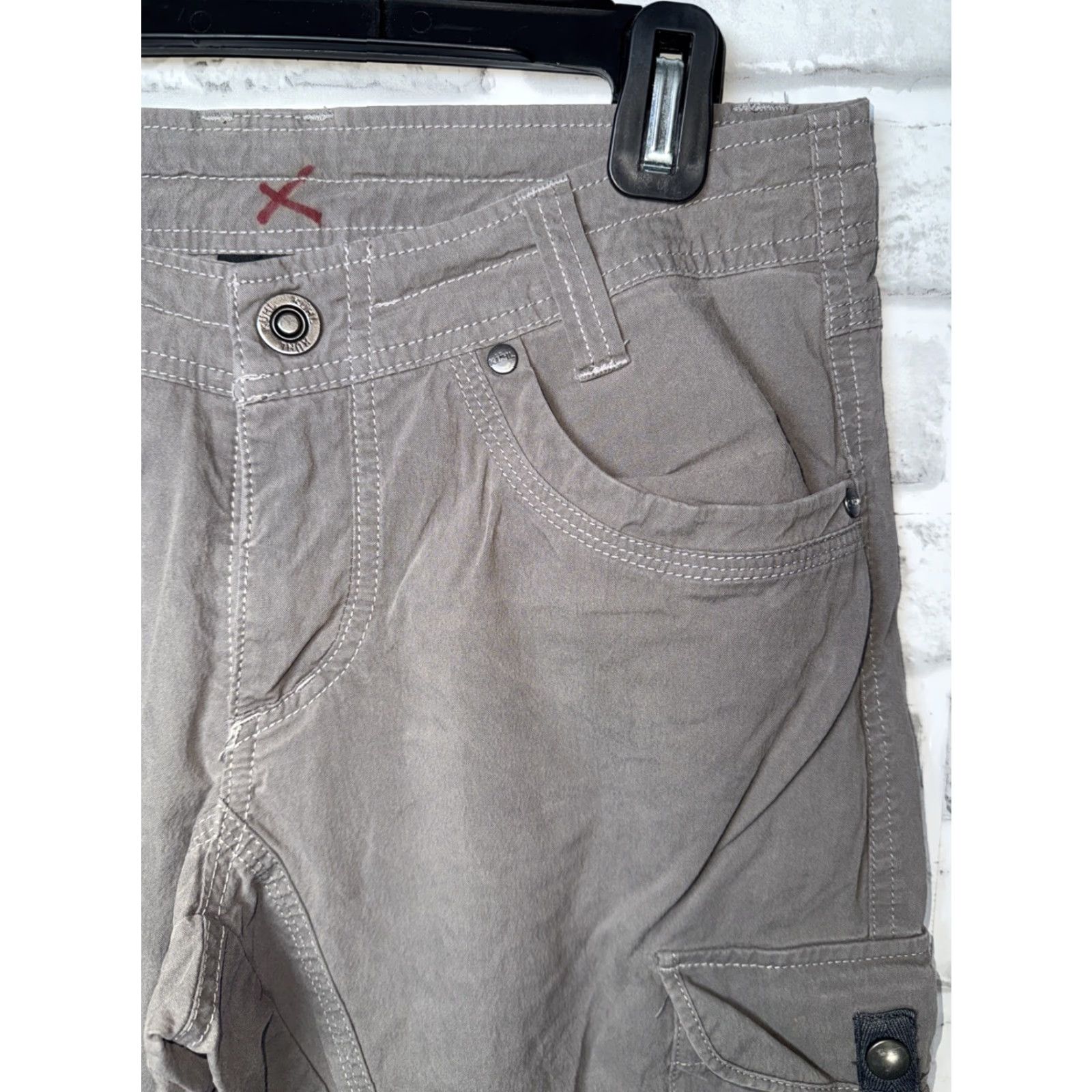 Vintage Kuhl Women's Splash Roll Up Legendary Pants Hiking Cargo Size 2R Size 26" / US 2 / IT 38 - 2 Thumbnail
