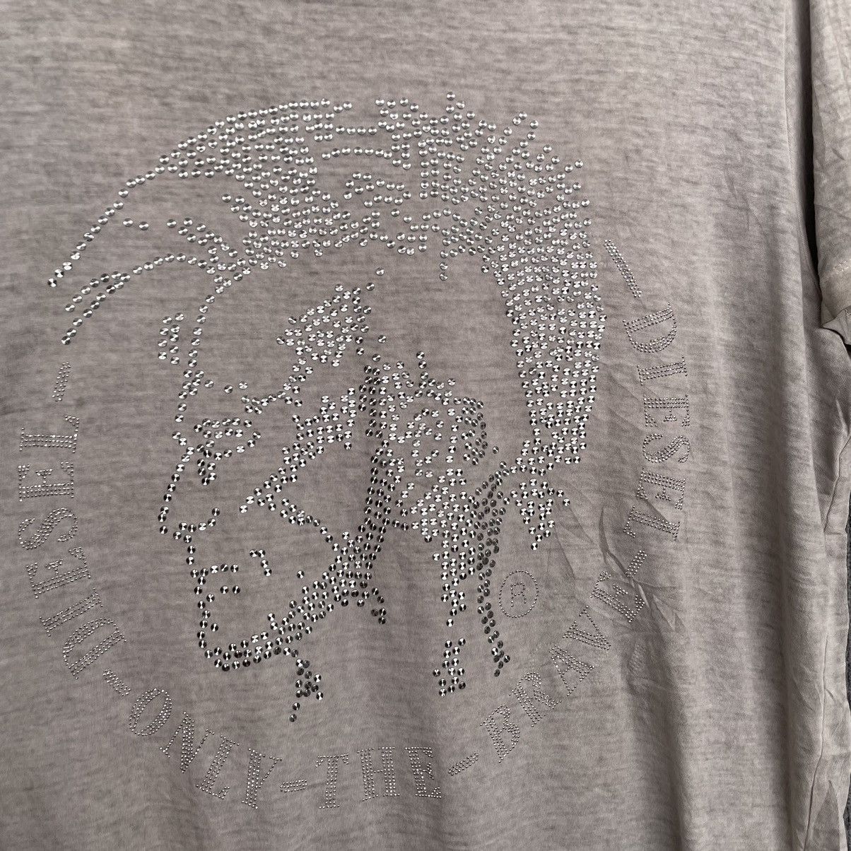 Diesel × Vintage Vintage Diesel Swarovski Detailing T Shirt Size US L / EU 52-54 / 3 - 2 Thumbnail