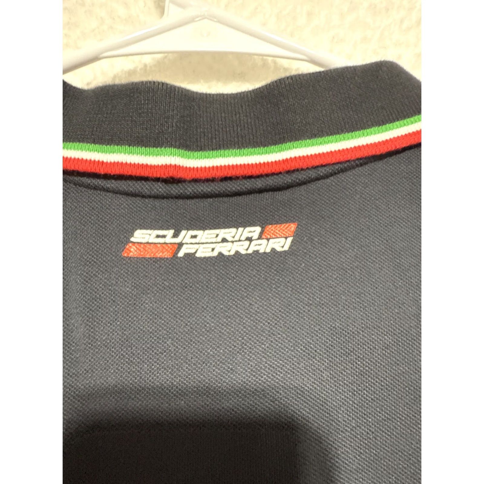 Ferrari VINTAGE Ferrari Polo Shirt Men 2XL Black Collared Short Sleeve Button Cotton Racing Classic - 00’s Size US XXL / EU 58 / 5 - 4 Thumbnail