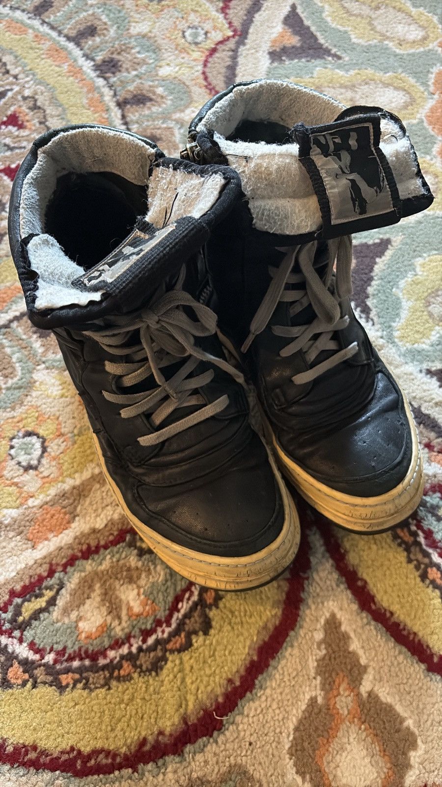 Rick Owens rick owens aw06 pigskin dunks Size US 9 / EU 42 - 3 Thumbnail