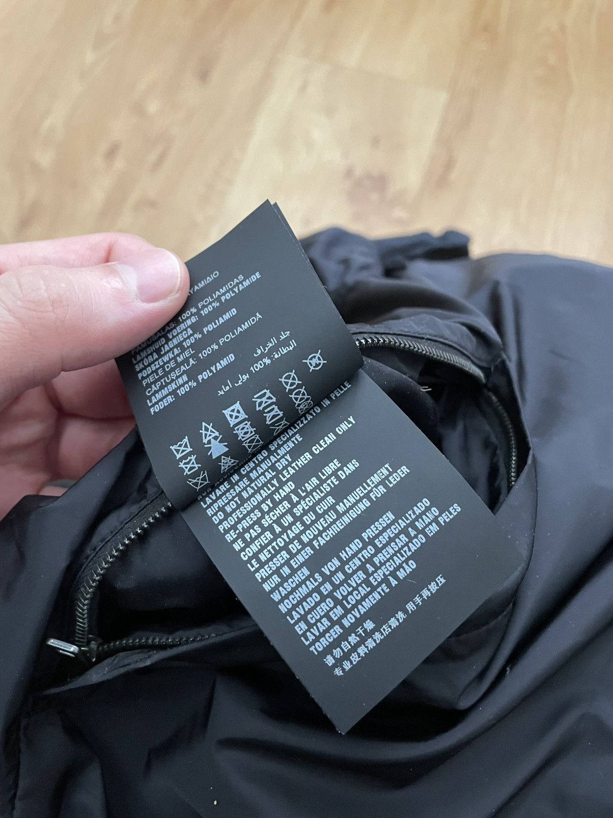 Prada Prada reversible leather/ nylon jacket Size US L / EU 52-54 / 3 - 18 Thumbnail