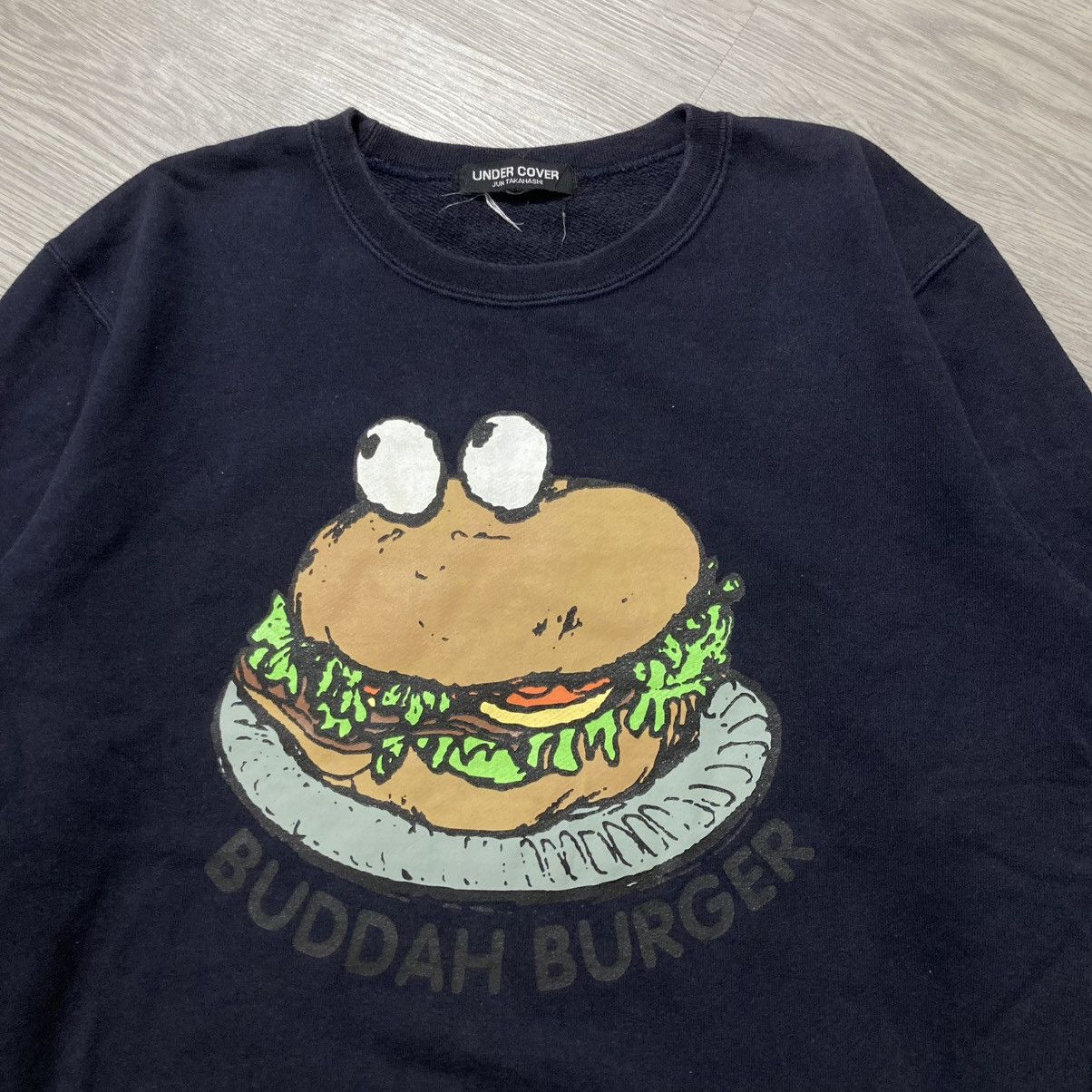 Undercover Undercover Jun Takahashi Buddah Burger Big Logo Crewneck Size US M / EU 48-50 / 2 - 3 Thumbnail