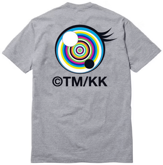 Takashi Murakami Eyes Heather Gray T-shirt