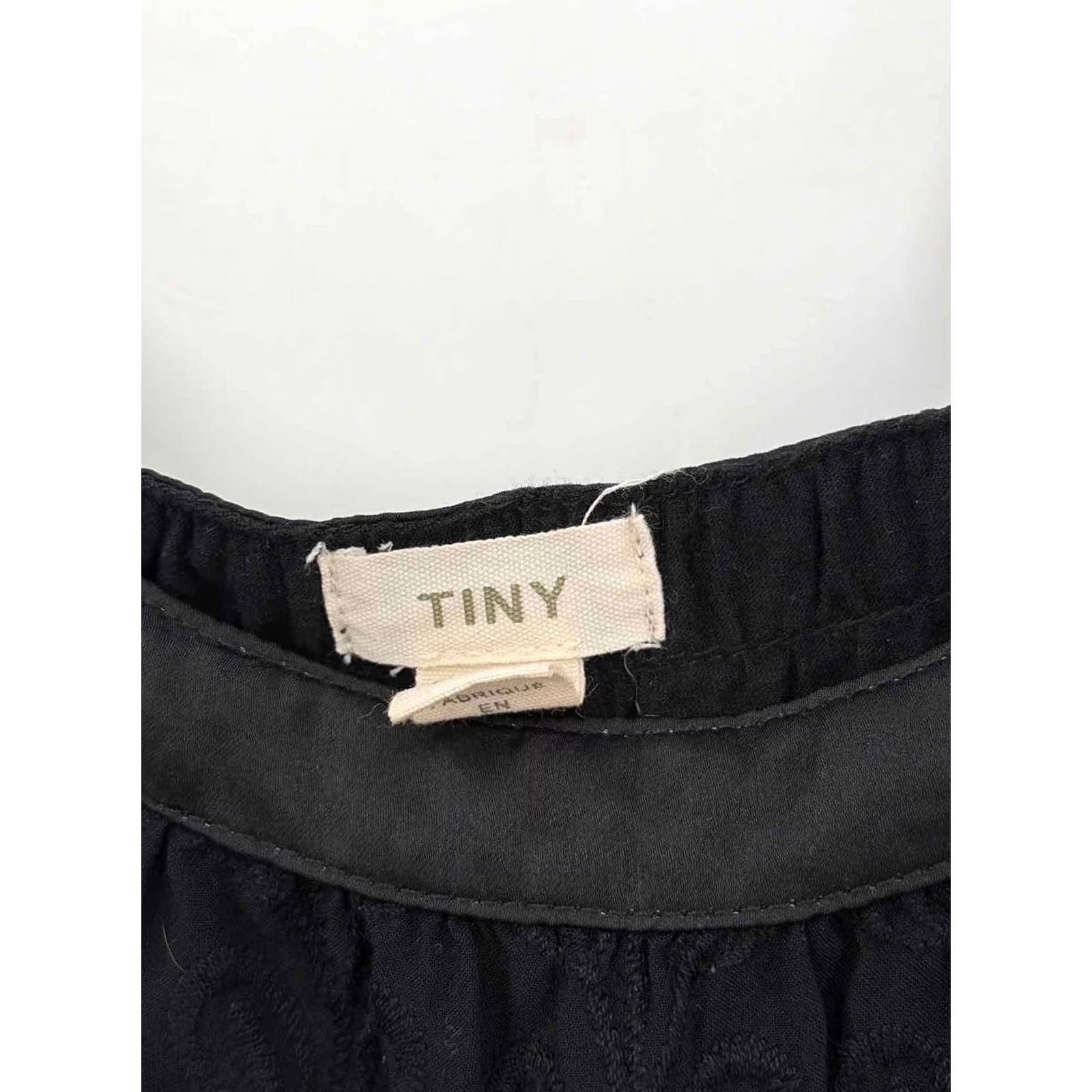 Vintage Tiny Black Tank Top Medium Shirt Women Size M / US 6-8 / IT 42-44 - 3 Thumbnail