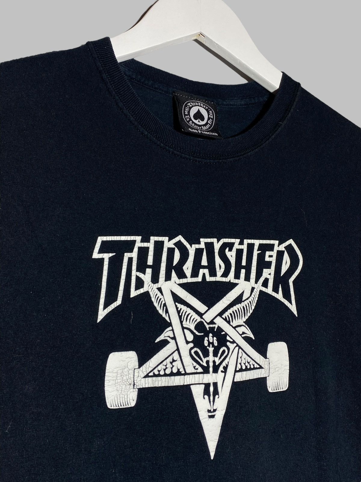 Thrasher 🔥 VINTAGE 2000s THRASHER SK8 FADED SHORT SLEEVE T-SHIRT🔥 Size US S / EU 44-46 / 1 - 3 Thumbnail