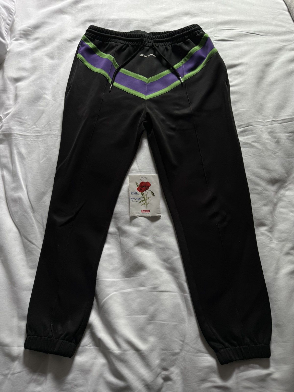 Unknown London Unknown London V track pants / sweatpants Size US 30 / EU 46 - 1 Thumbnail