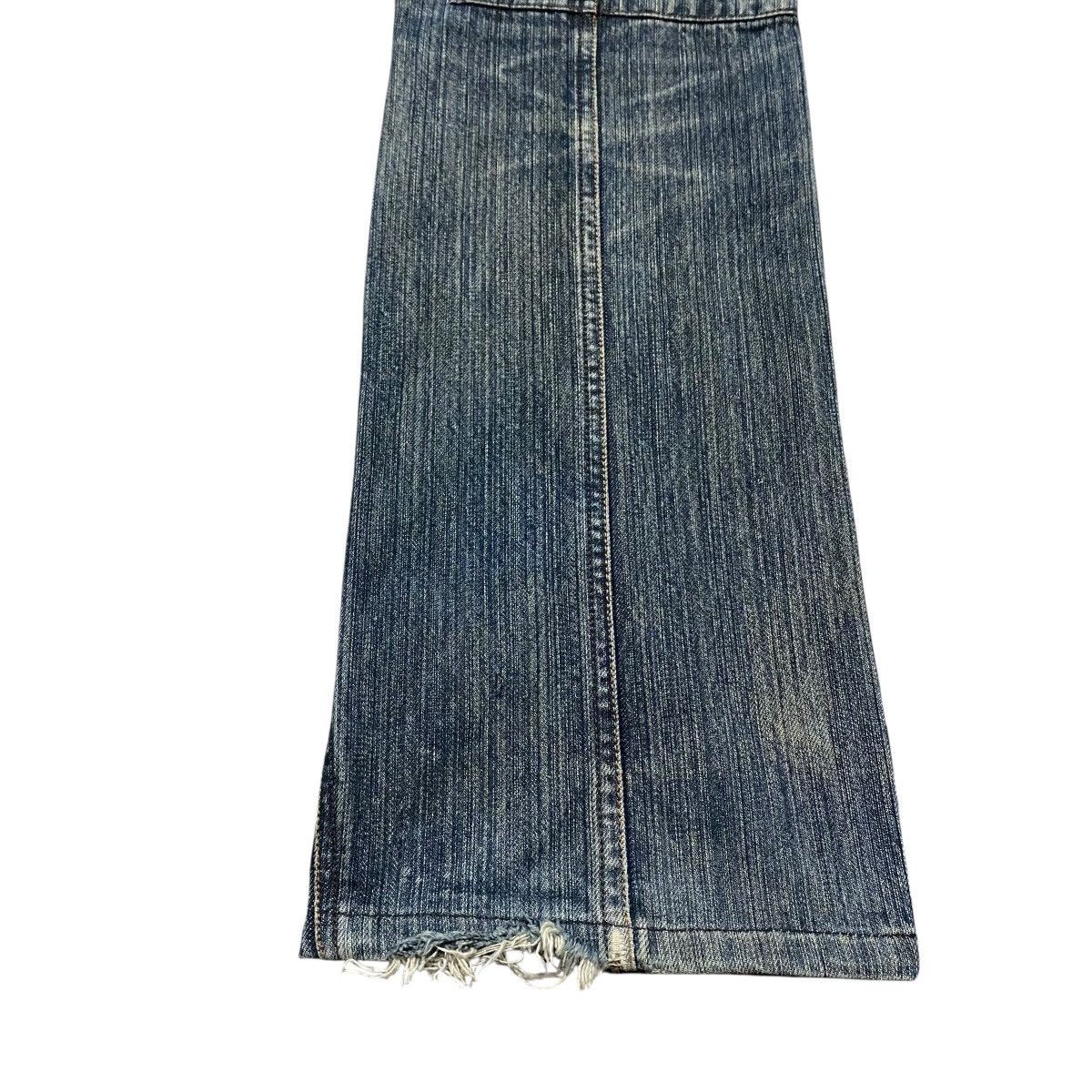 Japanese Brand Difference Rupert Denim Flare Jeans Multi Pocket Studded Size US 33 - 15 Thumbnail