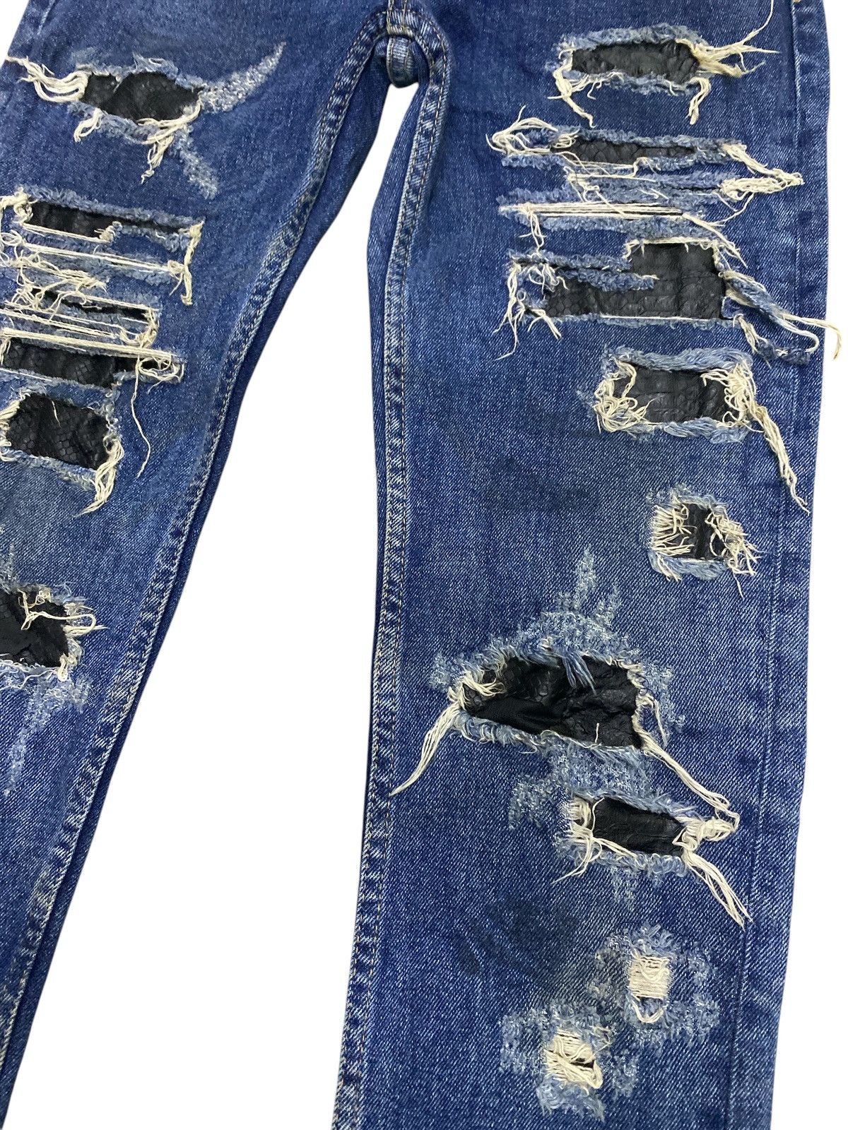 Zara Rare Zara Man Skinny Distressed Denim Size US 30 / EU 46 - 6 Thumbnail