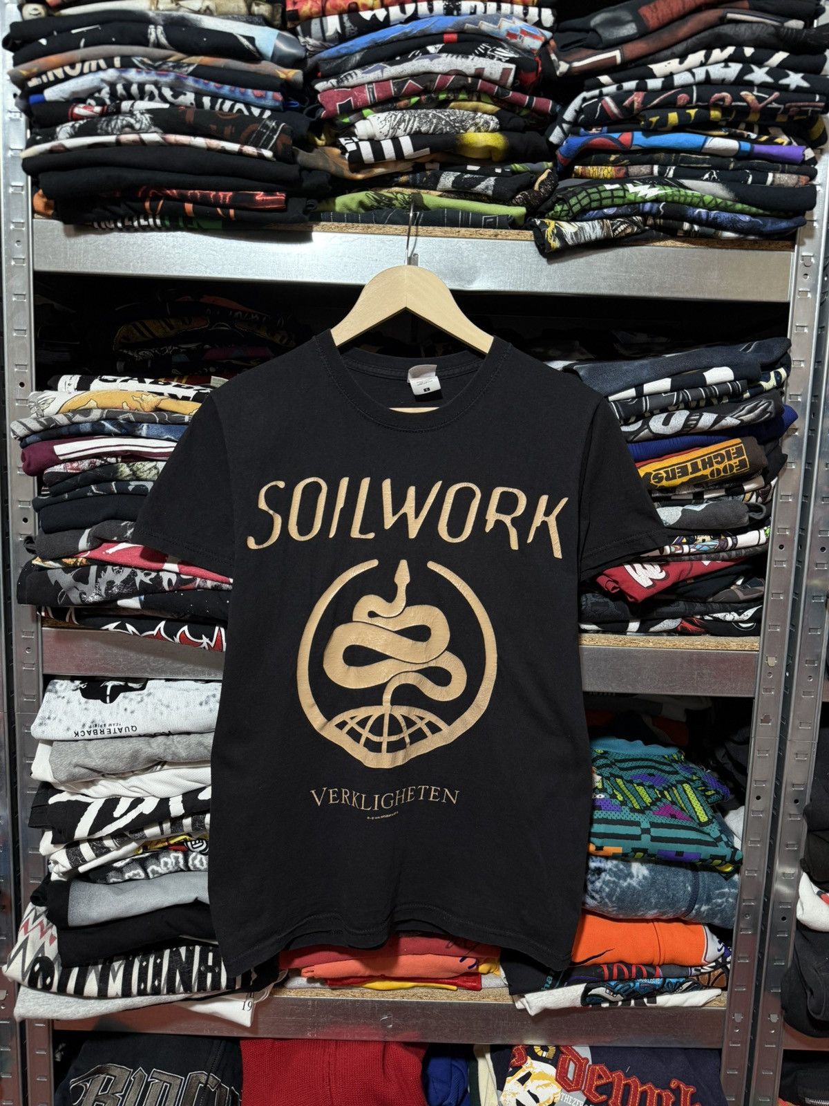 Band Tees Vintage 2019 Soilwork Verkligheten Rock T-Shirt Y2K Hype Size US S / EU 44-46 / 1 - 1 Thumbnail