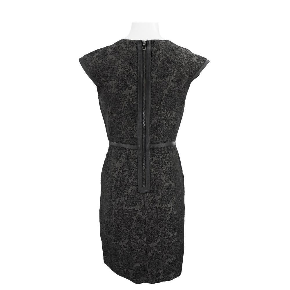 Designer Cynthia Steffe Embroidered Black Cocktail Dress Size 2 Size XS / US 0-2 / IT 36-38 - 2 Thumbnail