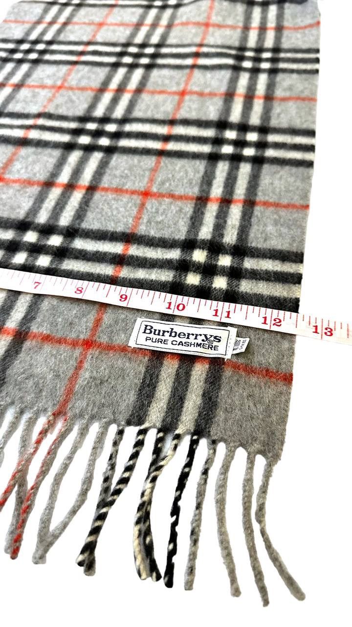 Burberry Burberrys Vintage CASHMERE Scarf / Muffler Size ONE SIZE - 7 Thumbnail
