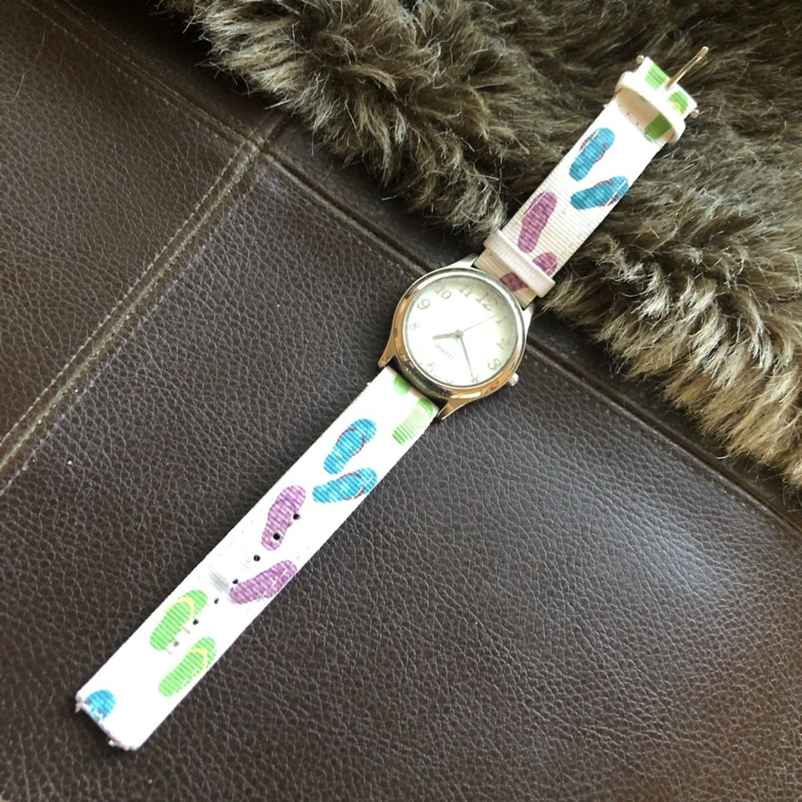 Other Flip flip colorful pattern canvas band watch Size ONE SIZE - 2 Thumbnail