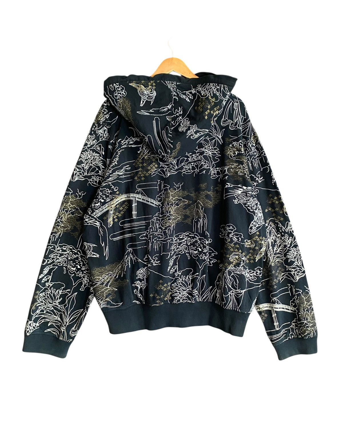 LRG Rare Design Vintage Brand LRG Full Print Zipper Hoodie 2000s Size US L / EU 52-54 / 3 - 2 Thumbnail