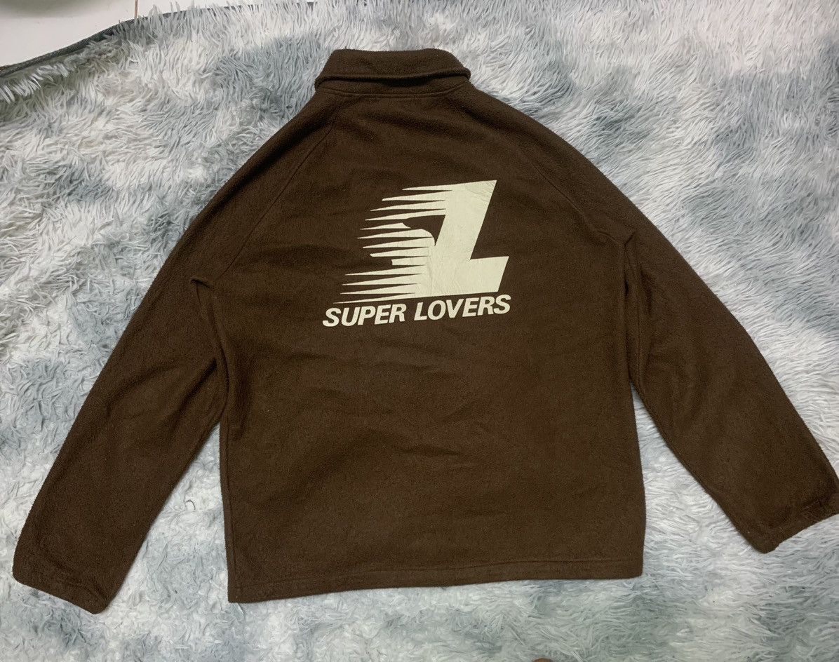 Pre-owned Avant Garde 90's Super Lovers Coach Fleece Jacket Logo