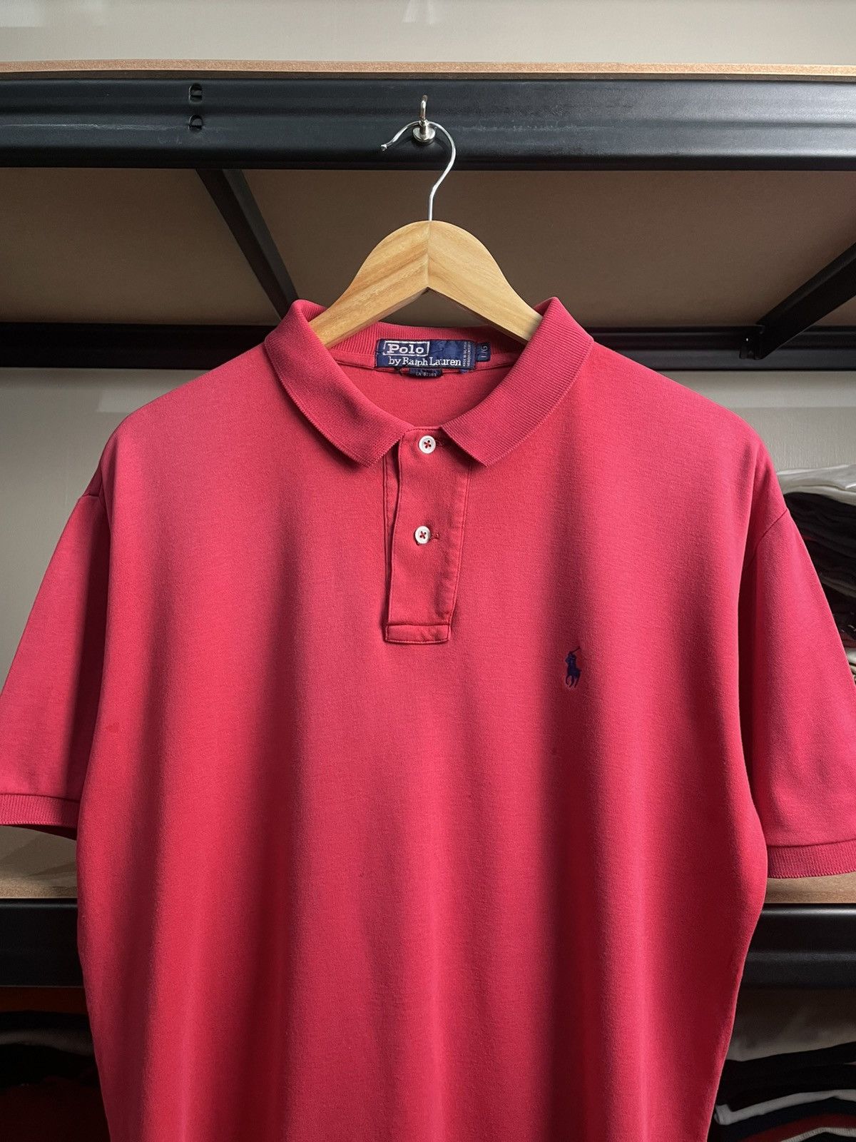 Polo Ralph Lauren Polo Ralph Lauren red short-sleeve polo shirt Size US L / EU 52-54 / 3 - 3 Thumbnail