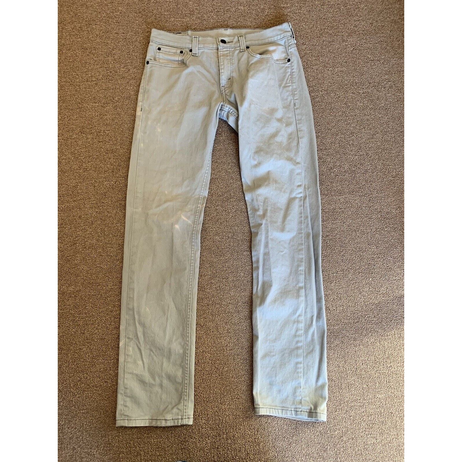 Levi's Levis 511 Jeans Men's 32X32 Blue Gray Slim Fit Distressed Size US 32 / EU 48 - 1 Thumbnail