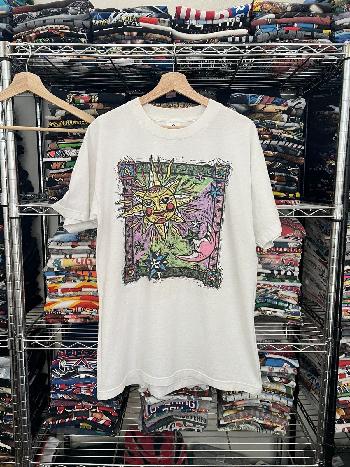Arts & Science 90s Human i Tees Sun Moon Paint Tee Size US L / EU 52-54 / 3 - 1 Thumbnail