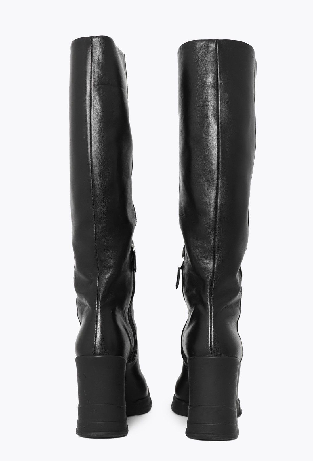 Prada Prada f/w 2014 wedge leather knee high boots Size US 9.5 / IT 39.5 - 5 Thumbnail