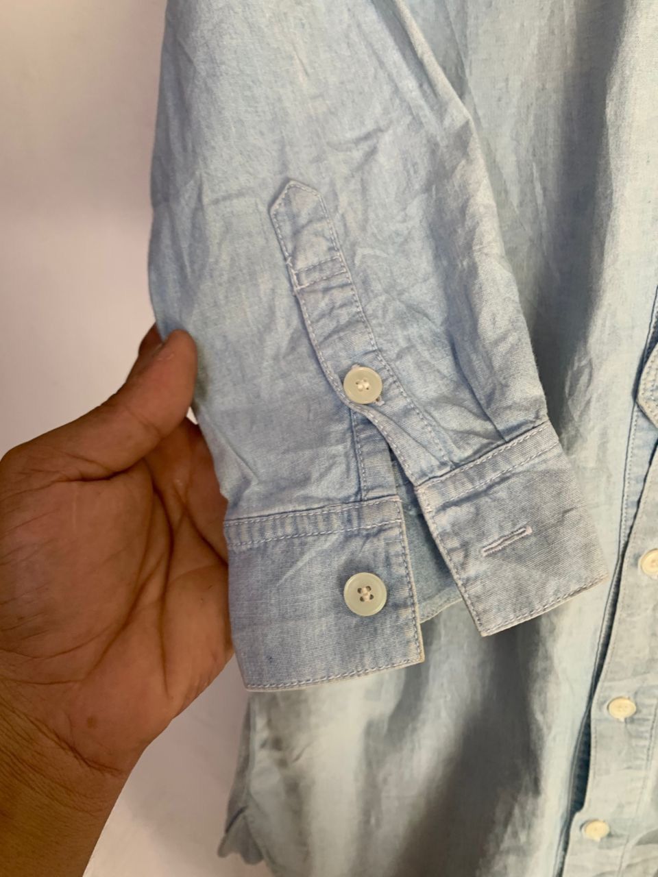 Issey Miyake Vintage Ne-net Under Issey Miyake denime Shirt Size US M / EU 48-50 / 2 - 3 Thumbnail