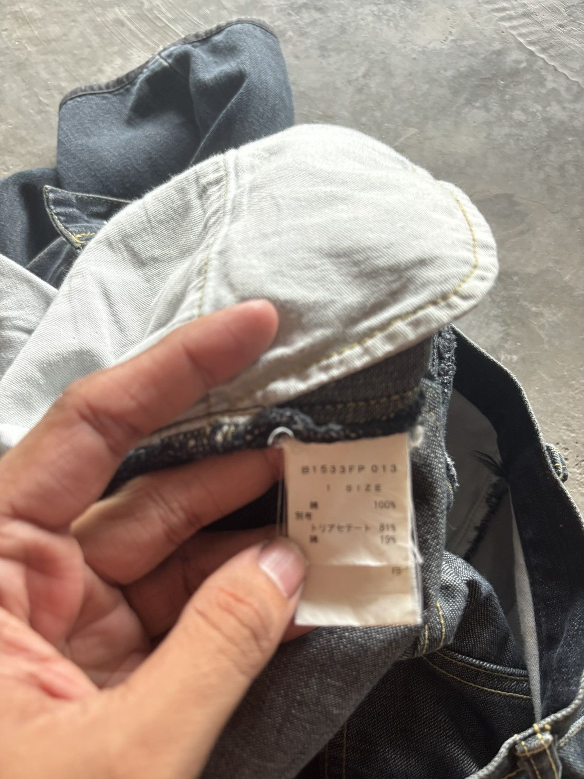 Frapbois FRAPBOIS doublewaist experimental jeans japanese punk gothic Size US 32 / EU 48 - 6 Thumbnail