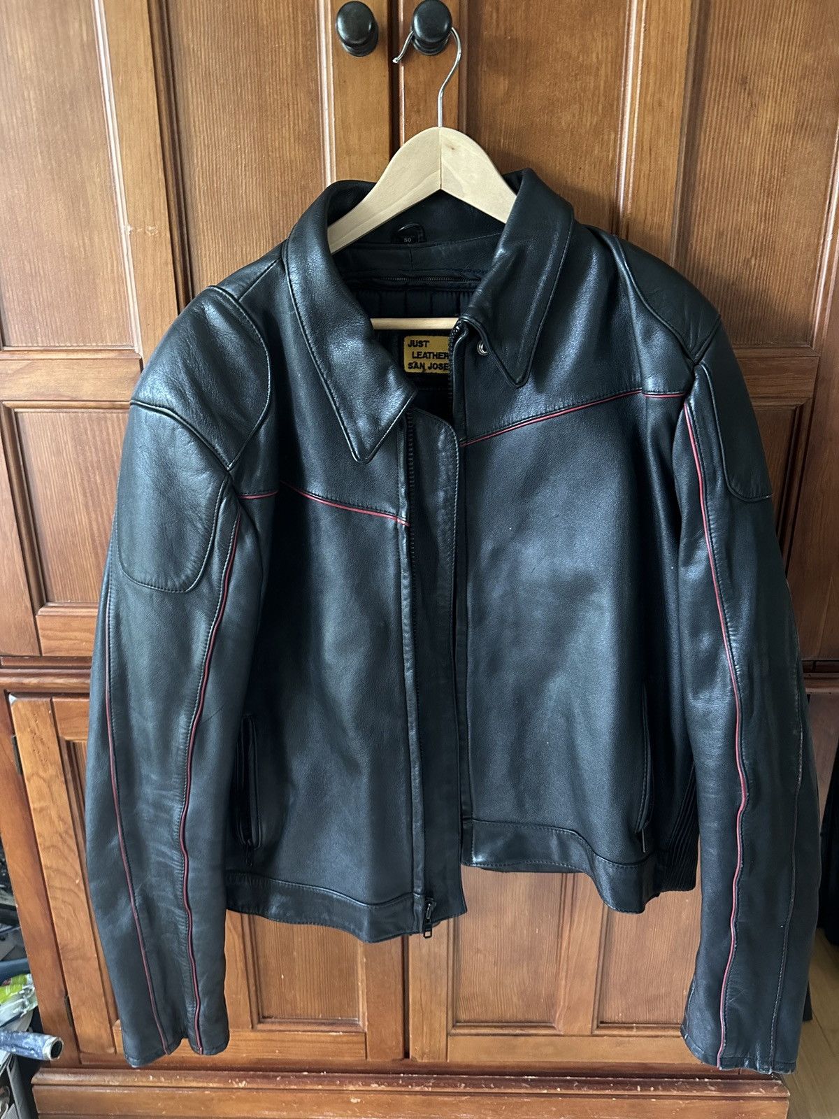 Vintage Just Leather San Jose Biker Jacket Size US M / EU 48-50 / 2 - 1 Thumbnail