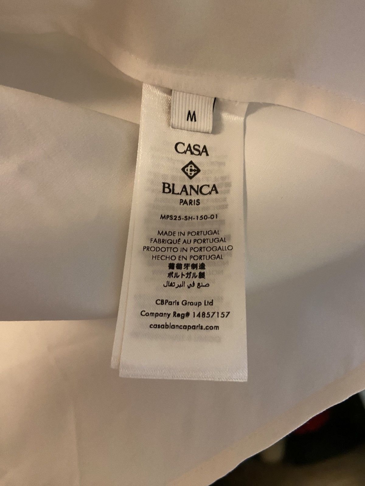 Casablanca Casablanca orange embroidered white oxford button-down Size US M / EU 48-50 / 2 - 8 Thumbnail