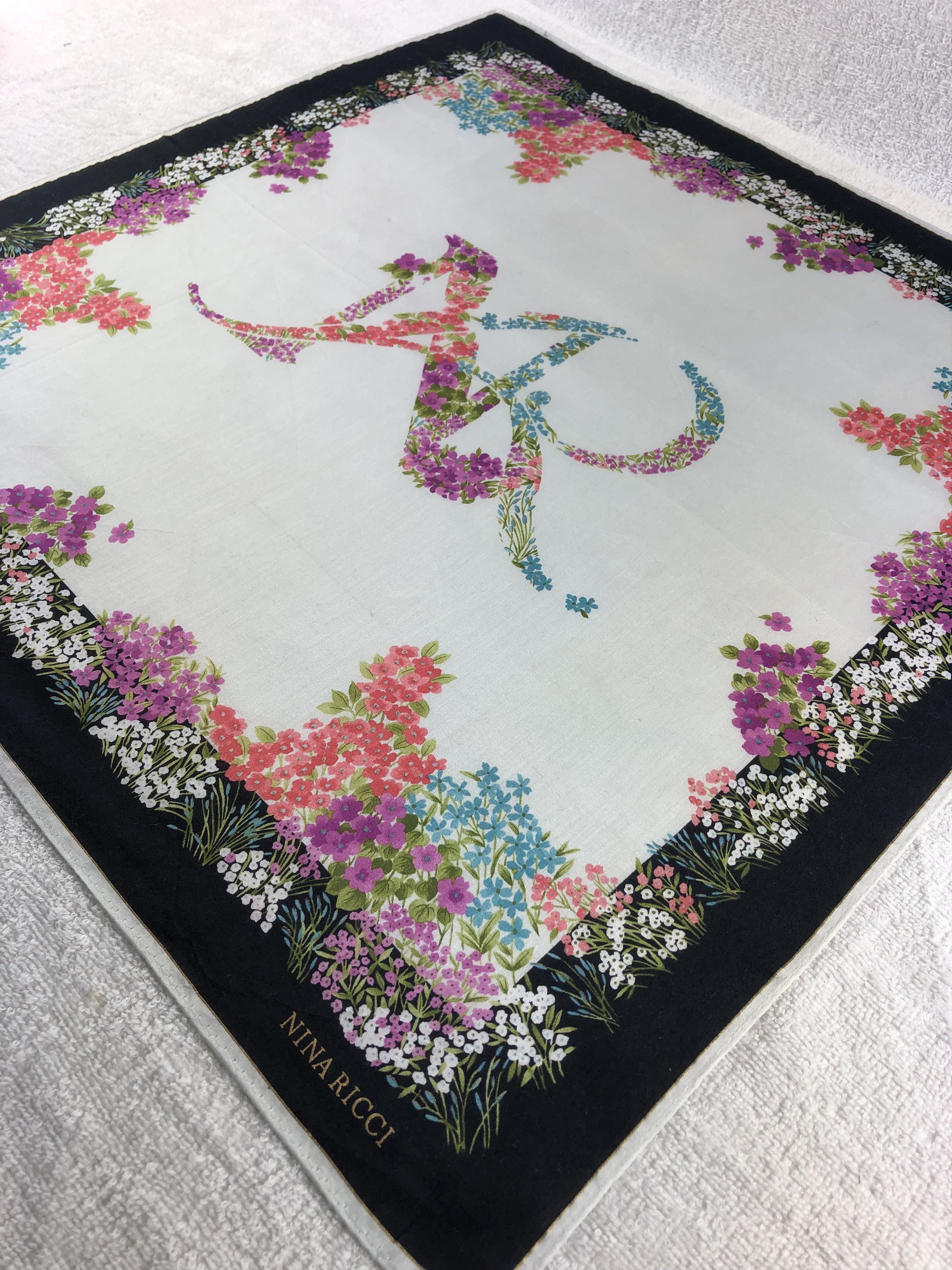 Nina Ricci × Vintage Nina Ricci Handkerchief / Bandana / Neckerchief Size ONE SIZE - 4 Thumbnail