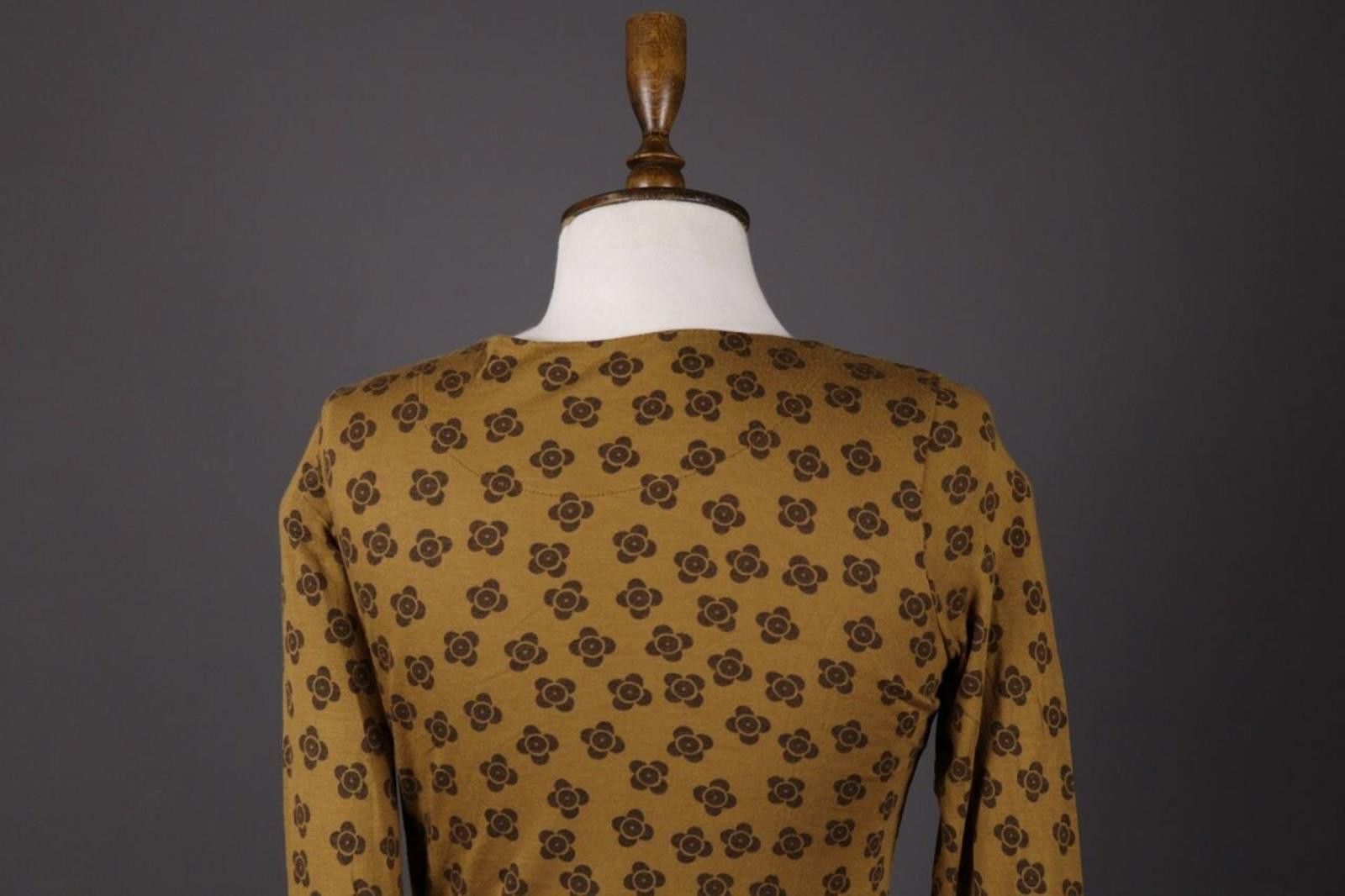 Designer Gudrun Sjoden Floral Long Sleeve Top Shirt Size S Size S / US 4 / IT 40 - 6 Thumbnail