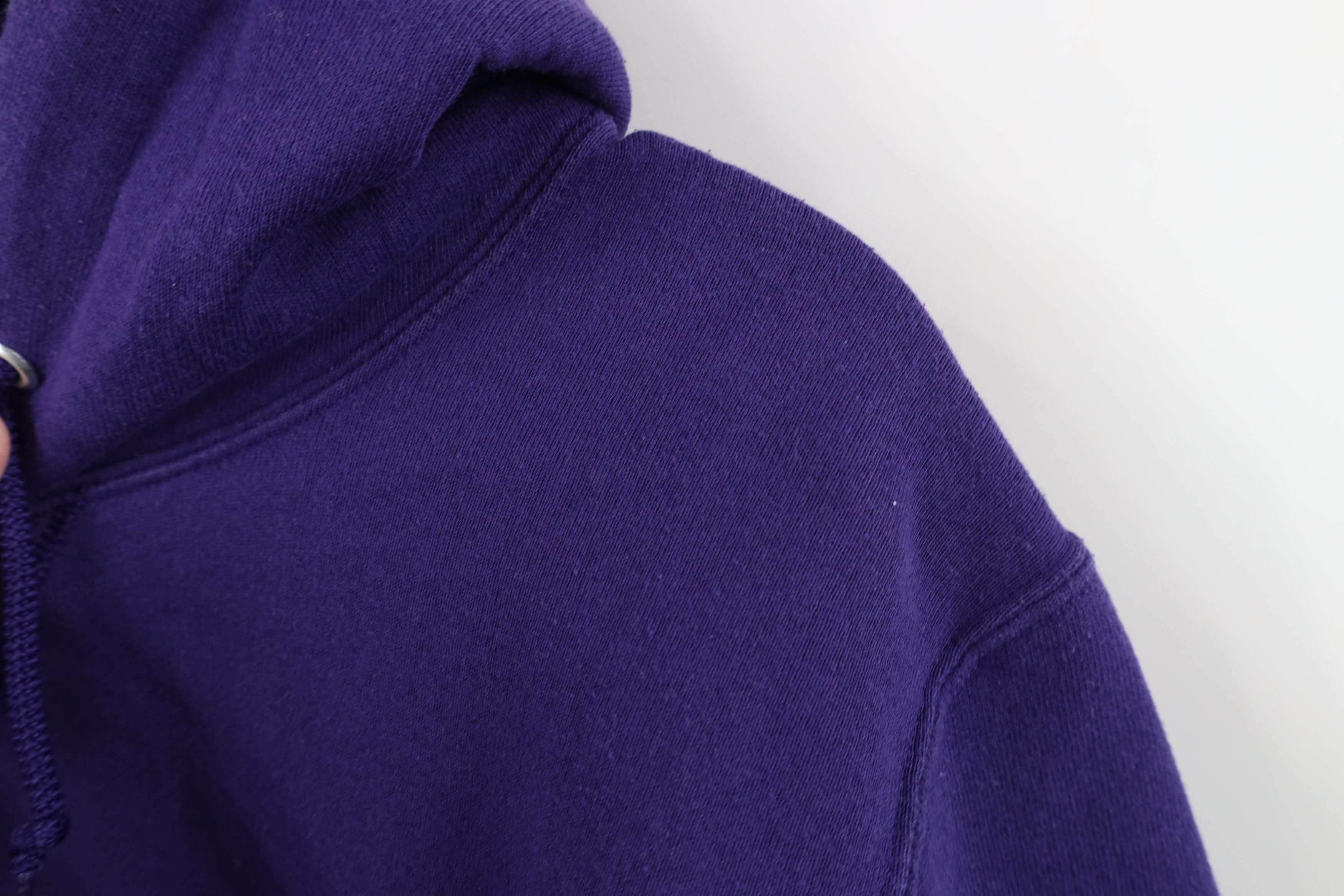 Russell Athletic Vintage 90s Y2K Russell Athletic Hoodie Sweatshirt Purple Size US L / EU 52-54 / 3 - 9 Thumbnail