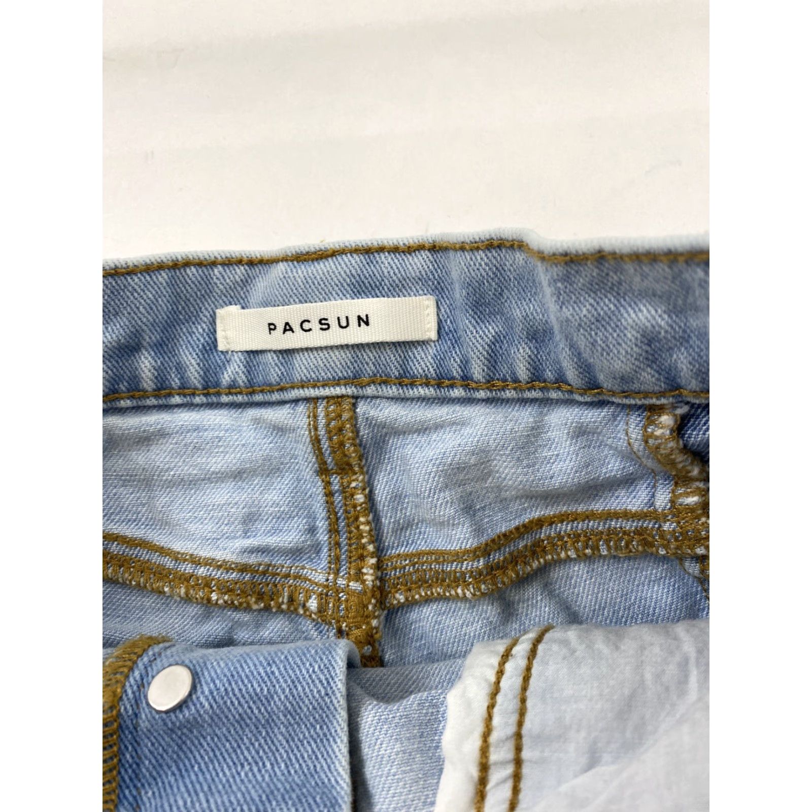 Pacsun Pacsun Icon Shorts Womens 27 Blue High Waisted Size 27" / US 4 / IT 40 - 4 Thumbnail
