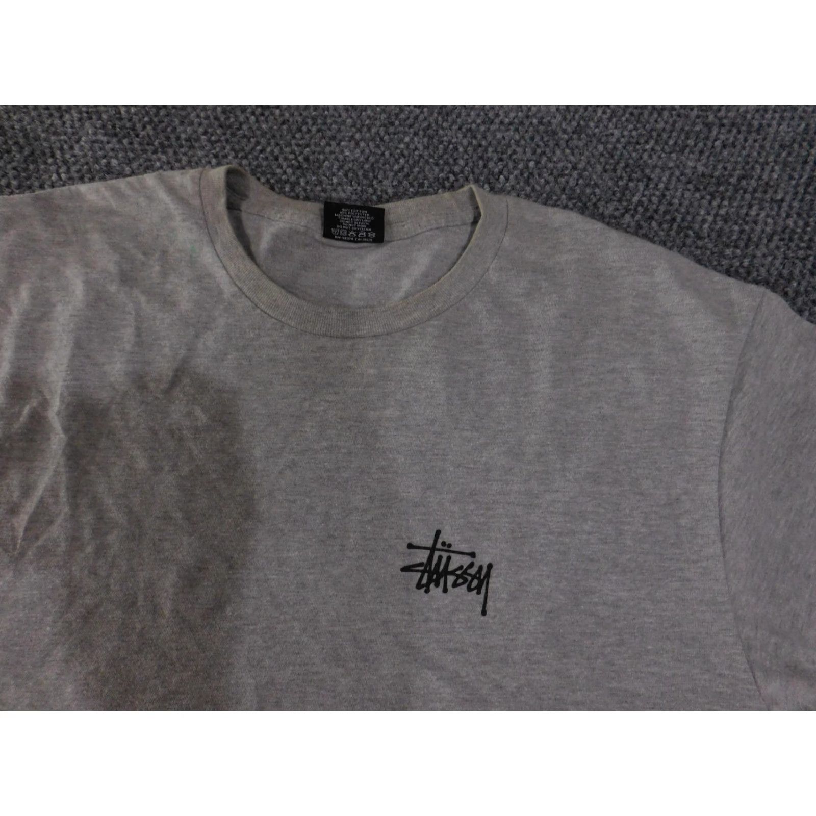 Etro Stussy Shirt Mens L Gray Streetwear Logo Tee Skate Surf Shirt Mens Large Gray Streetwear Logo Tee Skate Surf Size US L / EU 52-54 / 3 - 5 Thumbnail