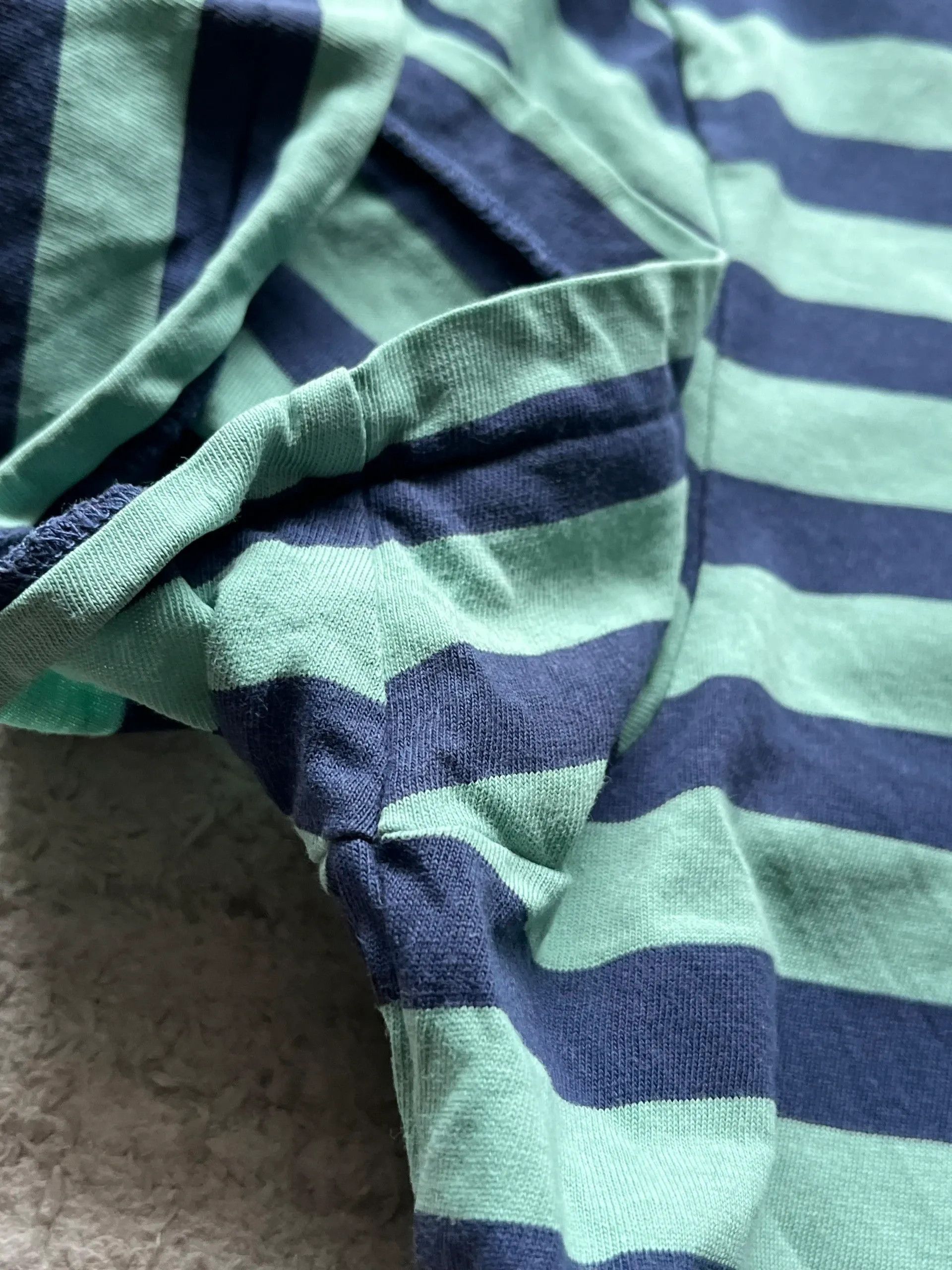 Polo Ralph Lauren Ralph Lauren Stripped Small Pony Pocket T-Shirt 2010's Rare Size US L / EU 52-54 / 3 - 13 Thumbnail