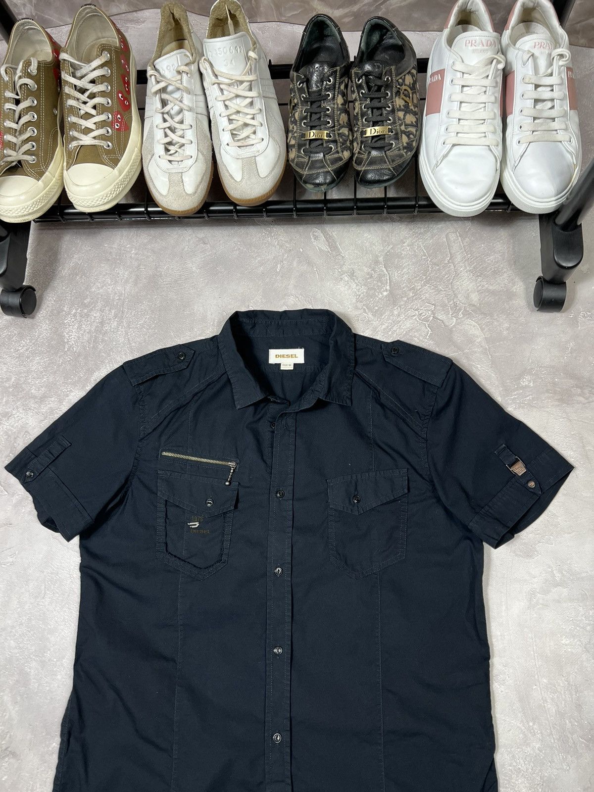 Diesel Vintage Diesel Y2k Avantgarde shirt Size XL / US 12-14 / IT 48-50 - 3 Thumbnail
