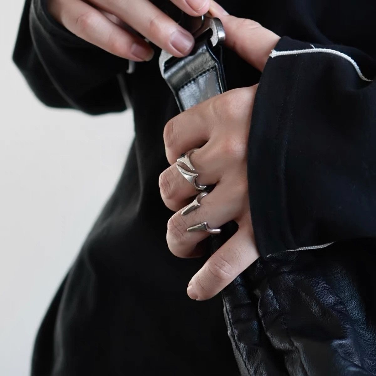 Japanese Brand × Vintage Retro punk rings Size ONE SIZE - 1 Thumbnail