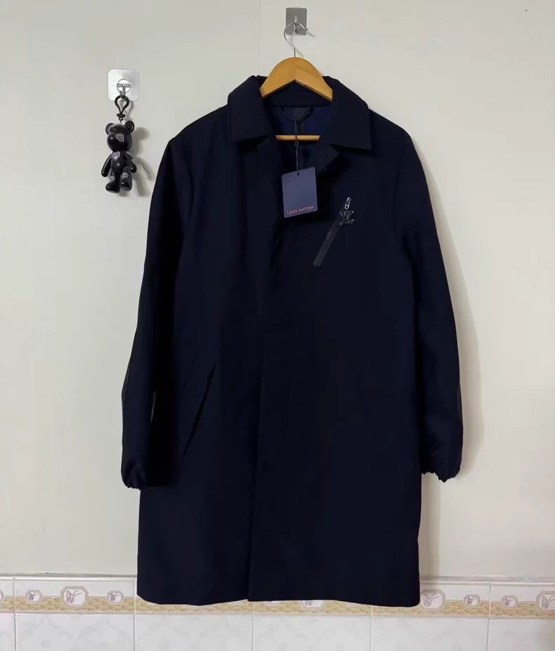 Louis Vuitton Louis Vuitton Long Tech Wool Coat Size US S / EU 44-46 / 1 - 1 Thumbnail