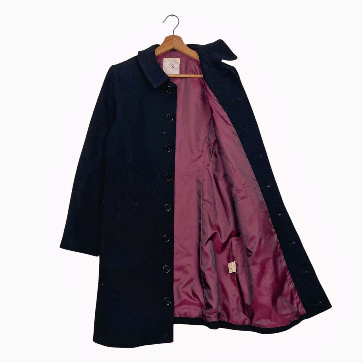 Issey Miyake Issey Miyake x Sunao Kuwahara Black Wool Long Coat Size M / US 6-8 / IT 42-44 - 10 Thumbnail