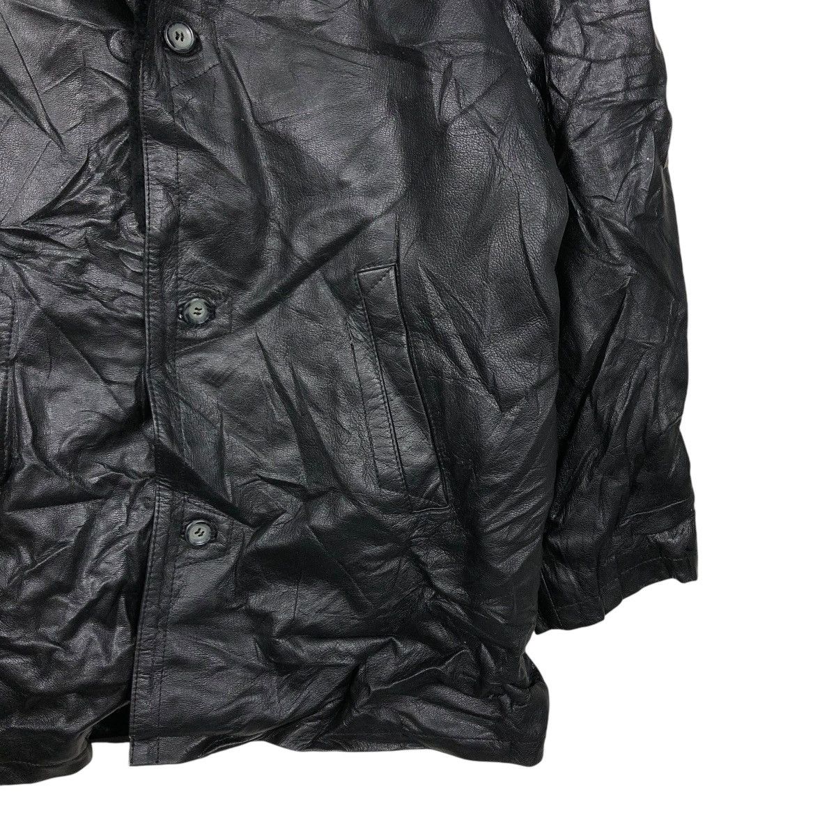Japanese Brand VINTAGE GENUINE LEATHER JACKET BIKE BRUMAS MINK FUR BLANKET Size US S / EU 44-46 / 1 - 7 Thumbnail