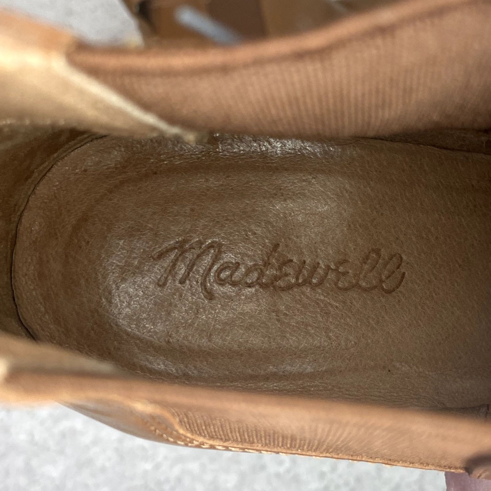 Madewell Madewell Regan Boots, Saddle Brown Leather, Pull-On Booties, Size US 8.5 / IT 38.5 - 5 Thumbnail