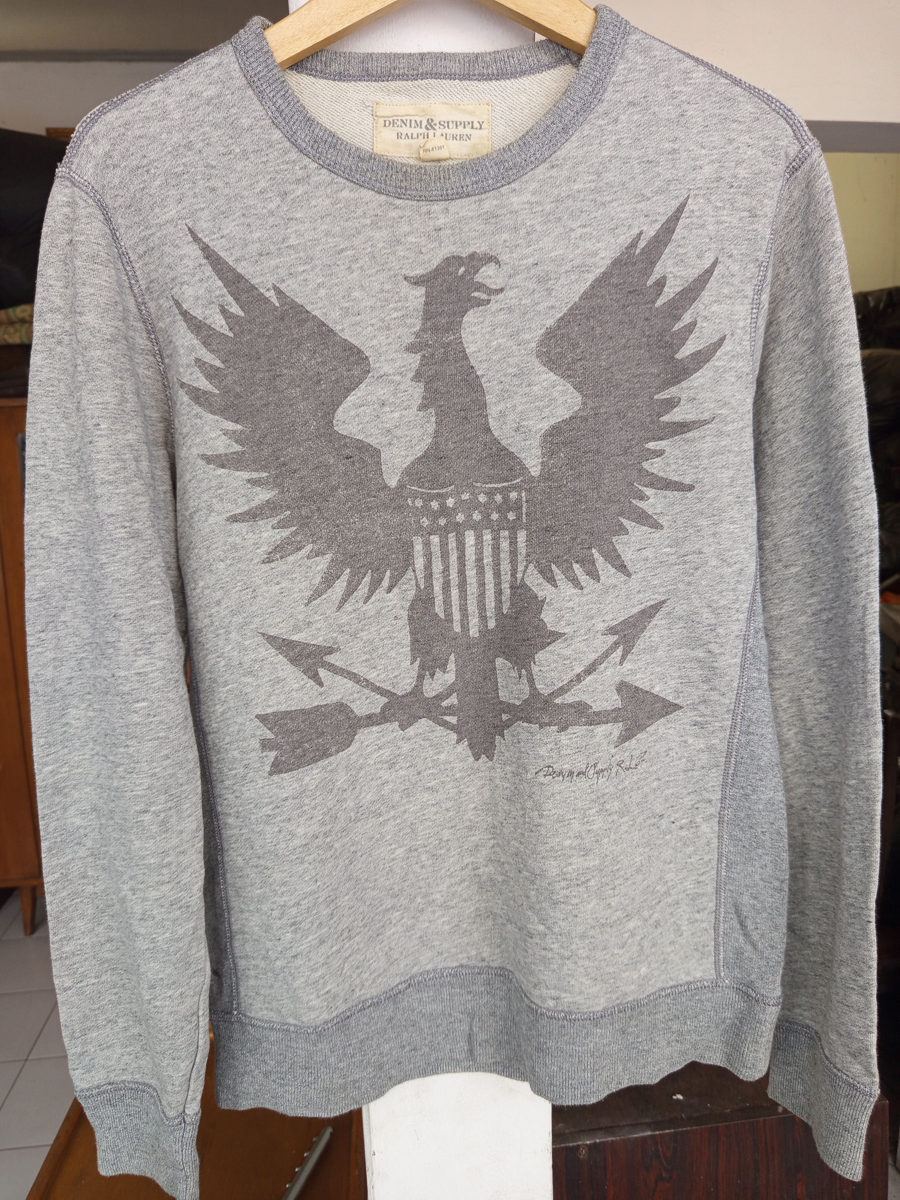 Denim & Supply Ralph Lauren Denim & Supply Ralph Lauren Eagle Crest Sweatshirt Size US S / EU 44-46 / 1 - 4 Thumbnail