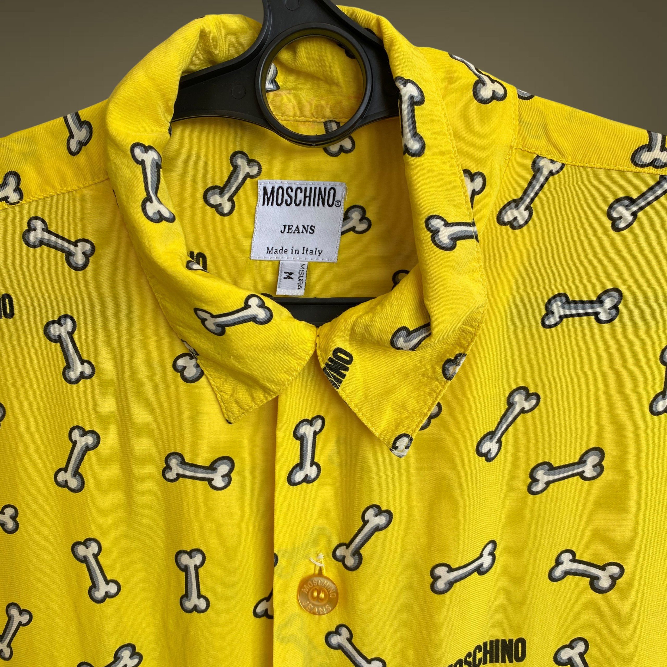 Moschino Moschino 90x Vintage Mens Shirt Size US M / EU 48-50 / 2 - 1 Thumbnail