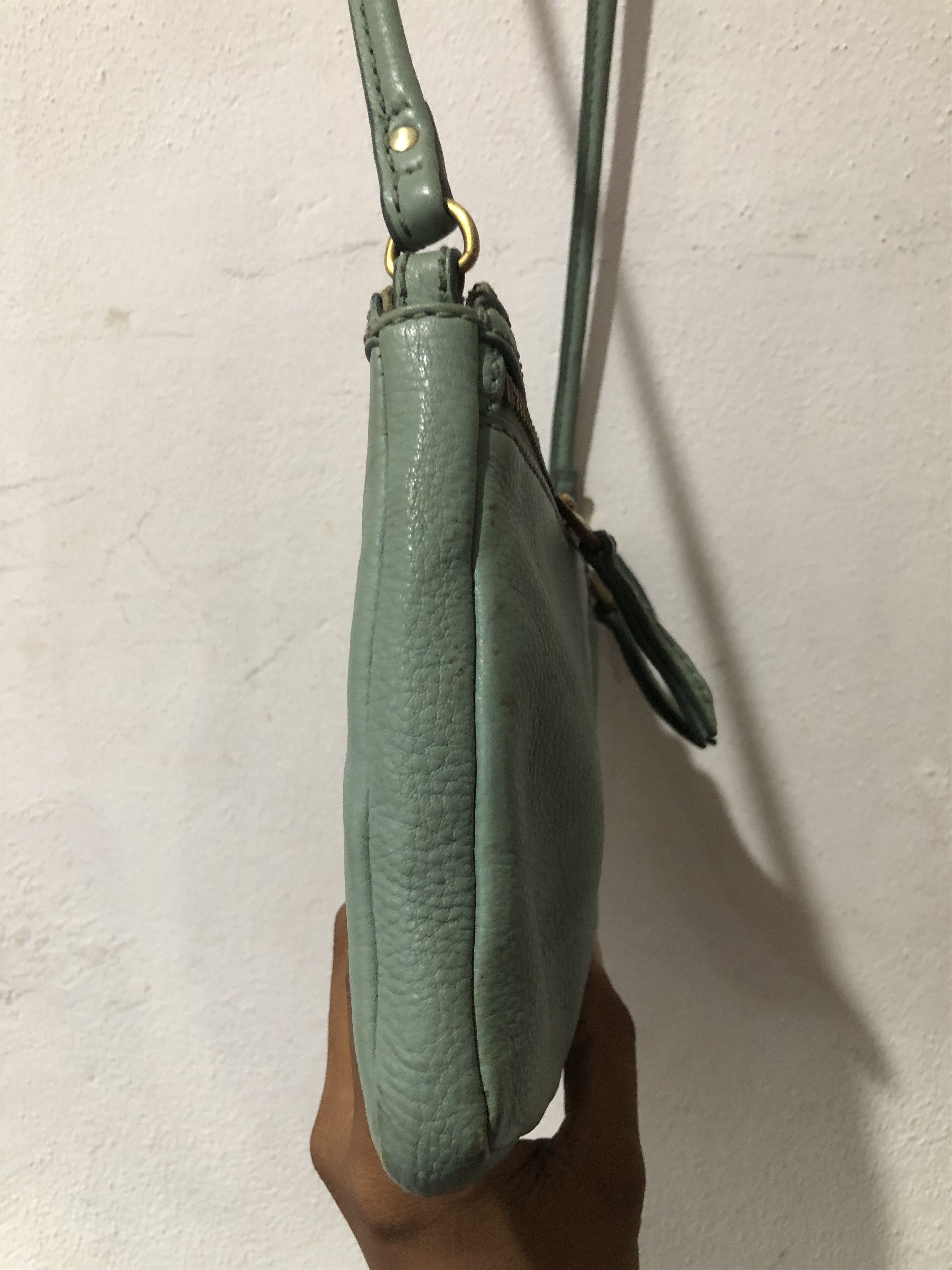 Fossil Fossil Sage Green Pebbled Leather Size ONE SIZE - 6 Thumbnail