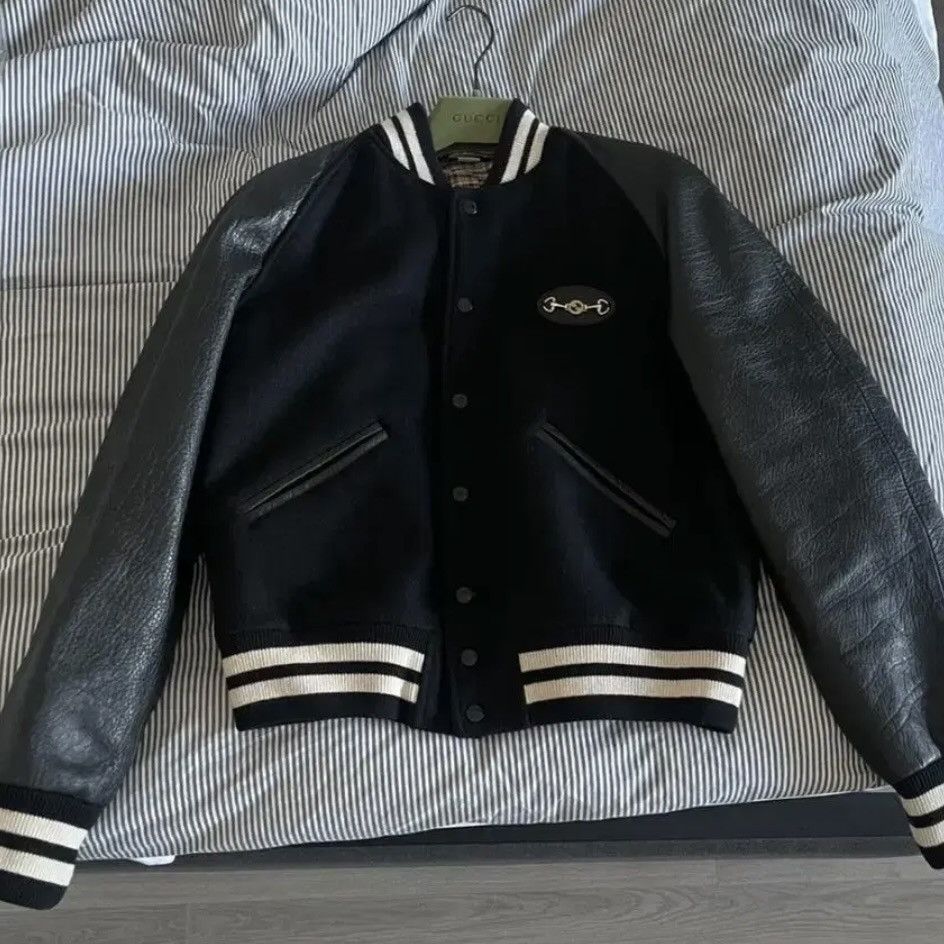Gucci Gucci Horsebit Varsity Jcket Size US M / EU 48-50 / 2 - 2 Thumbnail