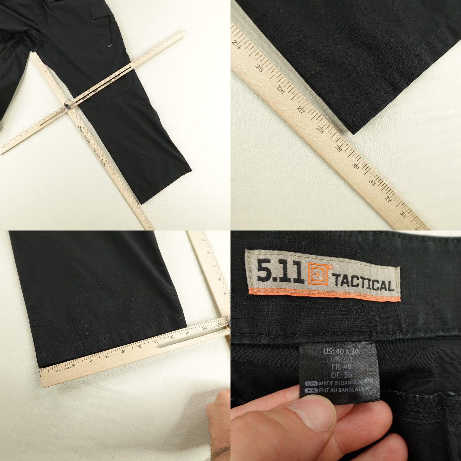Vintage 5.11 Tactical Pants Mens 40x30 Midnight Blue Ripstop Cargo Stryke Utility Work Size US 40 / EU 56 - 8 Thumbnail