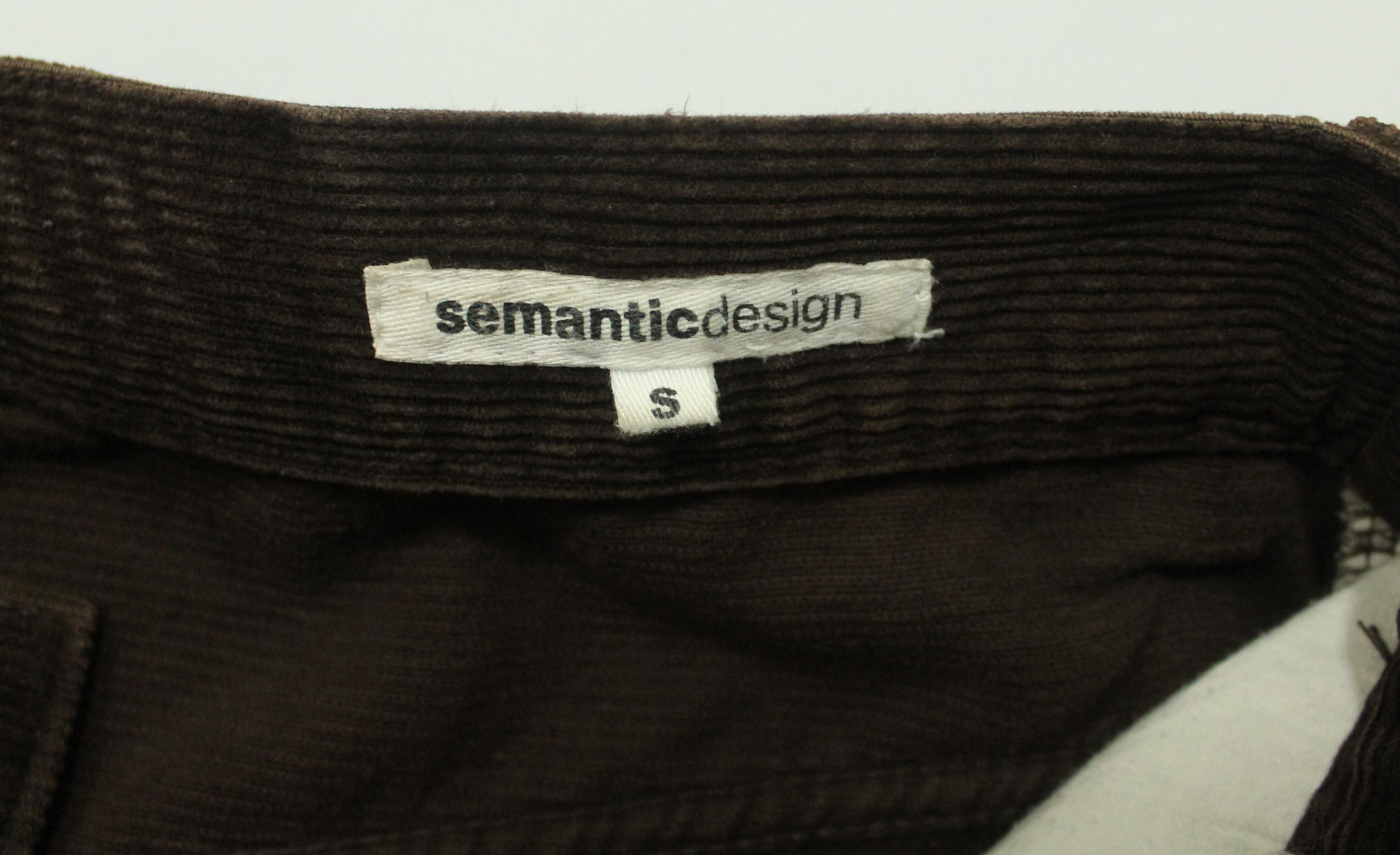 semanticdesign Ripped Distressed Style Grunge SEMANTIC DESIGN Corduroy Size US 29 - 15 Thumbnail