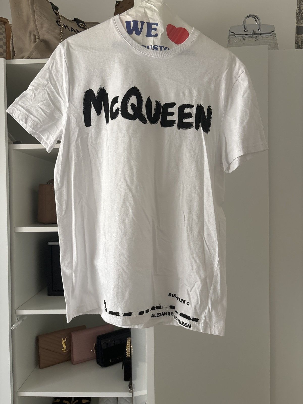 Alexander McQueen ALEXANDER MCQUEEN Graffiti Logo T-Shirt Size US S / EU 44-46 / 1 - 5 Thumbnail