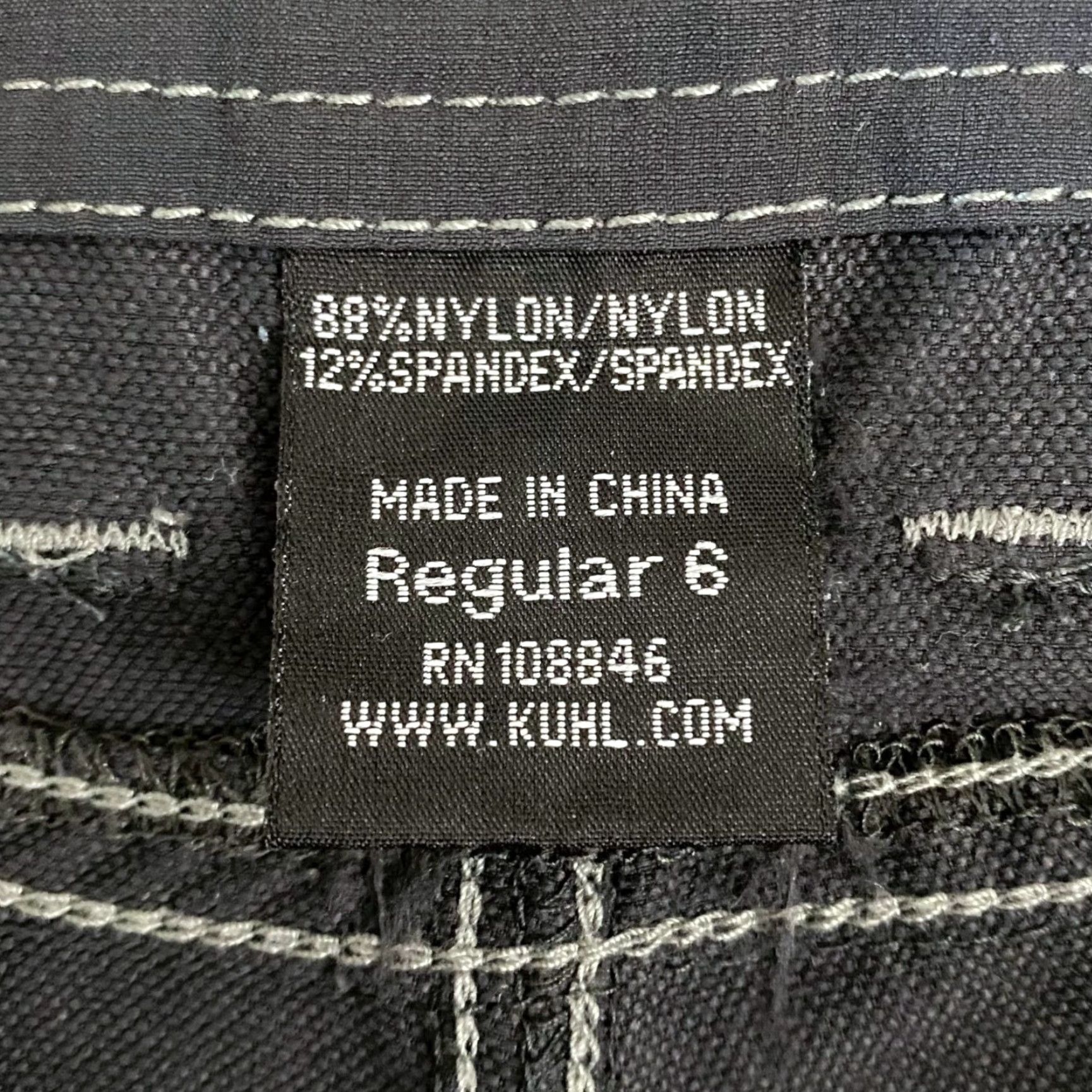 Vintage Kuhl Vala Hiking Pants Women Gray Size 6 Nylon Spandex Rip-Stop Stretch Outdoors Size 28" / US 6 / IT 42 - 7 Thumbnail